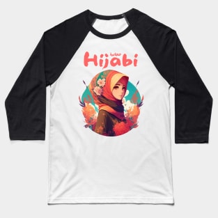 Hijabi Anime Baseball T-Shirt